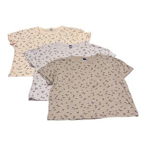 Bundle of 3 Sunday Sleep Floral Slub-Knit Pajama T-Shirt